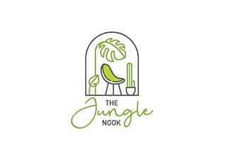 make aesthetics nature inspired logo for a home life blog