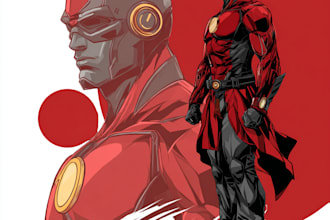 create you into amazing superhero comic cartoon characters