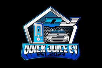 design a professional electric vehicles logo