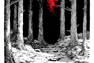 draw high quality linocut illustration for shirt design
