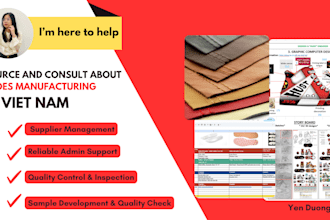help source and consult about shoes manufacturing in vietnam