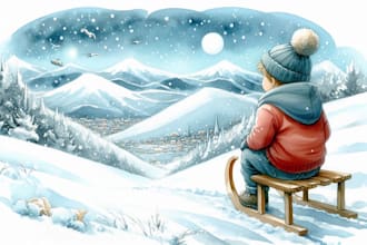 draw magical children book illustrations that inspire young hearts