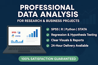 do statical data analysis in r spss stata and python