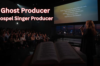 write gospel lyrics, produce an original contemporary gospel and worship song