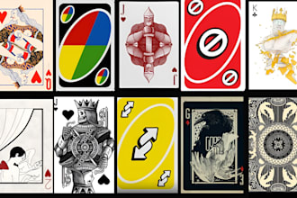 custom playing card design card game design board game design rule book design