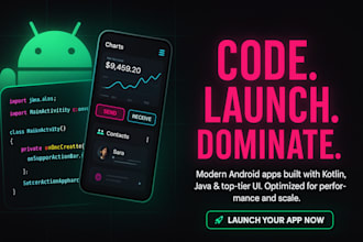build a custom android app with kotlin and java using android studio