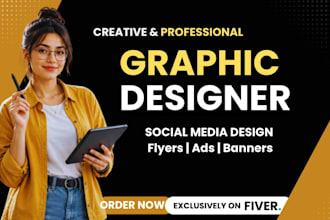 design eye catching social media posts, flyers and thumbnails
