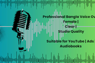 record professional female bangla voice over