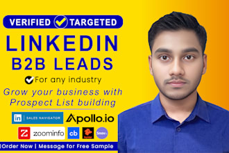 build targeted linkedin b2b leads, prospect email list