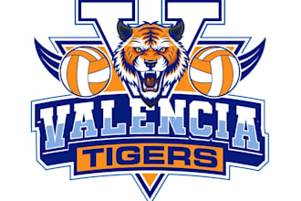 design wonderful volleyball logo