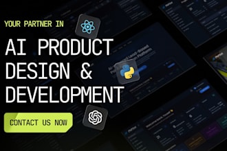 design your ai product mvp web app UX UI