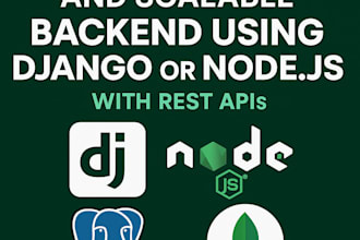 be your backend developer