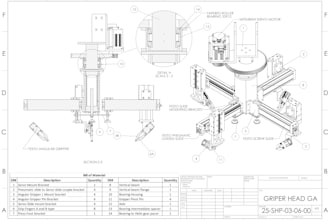 technical cad drawings illustration for product or idea