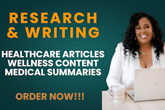 write accurate clear healthcare articles, wellness content, or medical summaries