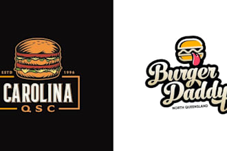 design burger logo for your restaurant