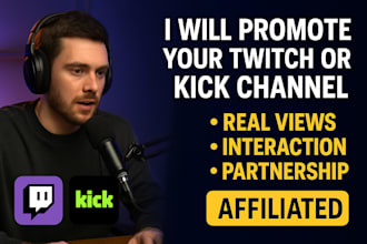 do organic twitch kick promotion for twitch kick live viewers twitch partner