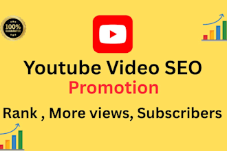 youtube video SEO and video promotion specialist