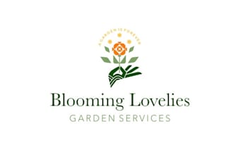 design bohemian floral feminine logo for boutiques and store