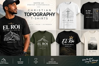 christian topography shirt, el roi christian shirt for nsppd uk prayerconference