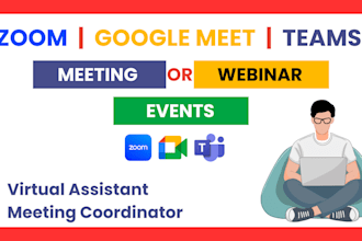 professionally moderate your webinars and remote events
