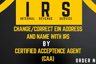 change your address and name on your ein with irs
