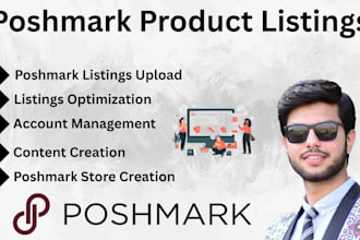 be your product lister for poshmark