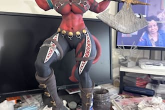 print build, 3d print and paint