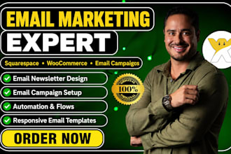 setup squarespace woocommerce email campaign email newsletter email marketing