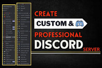 set up custom discord server gaming fivem rust game server and server developer