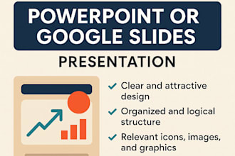design a modern and professional powerpoint or google slides presentation