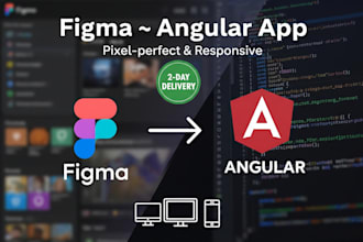 convert your figma mockups into a functional angular app