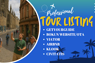 list your property on viator, getyourguide, bokun, tripadvisor, klook, civitatis
