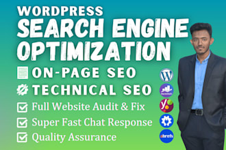 do wordpress on page and technical SEO