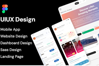 design app, website, and saas in figma uiux design