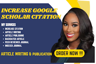 increase google scholar citation referencing research journal publication