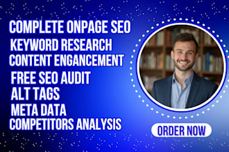 provide onpage SEO service and technical optimization with contextual backlinks