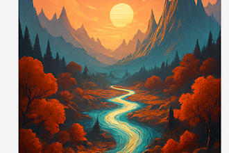 create stunning ai generated art and digital illustrations for you