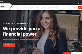 build responsive loan website mortgage broker website business loan website