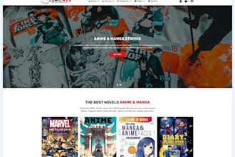build comic website for your business