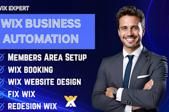 do wix business automation wix booking wix website design fix wix redesign wix