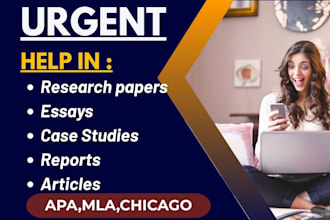 do case study, case study analysis, research and summary writing