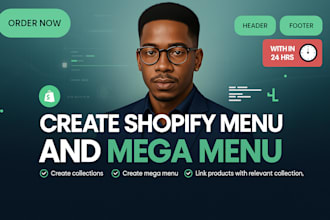 create and fix shopify mega menus, collections, tags, and navigation fast