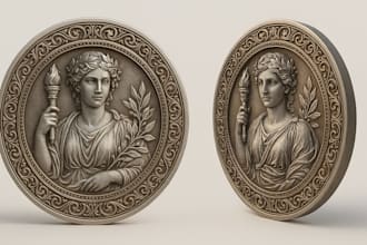 2d to 3d bas relief 3d laser engraving 3d wood carvingn 3d coins