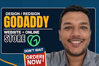 godaddy website redesign, design godaddy website, redesign godaddy website