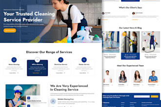 build commercial cleaning website