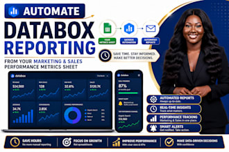 automate databox reporting from your marketing sales performance metrics sheet