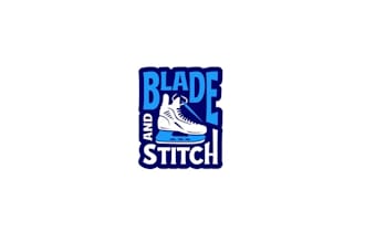 design unique ice hockey brand logo