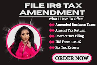 amend tax return, file irs amendment form, correct and fix business tax returns