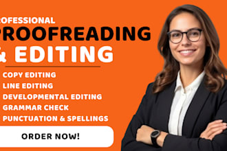 proofread and copy edit your book, developmental edit, book proofreading