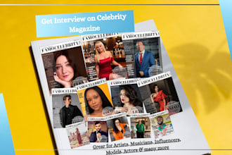 interview you on celebrity blog
